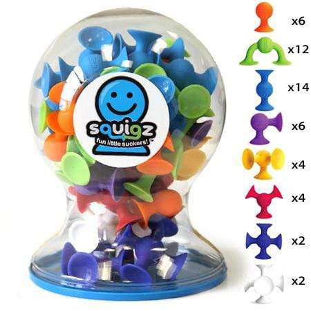 Fat Brain Toys-Squigz Deluxe Set-FA088-2-Legacy Toys