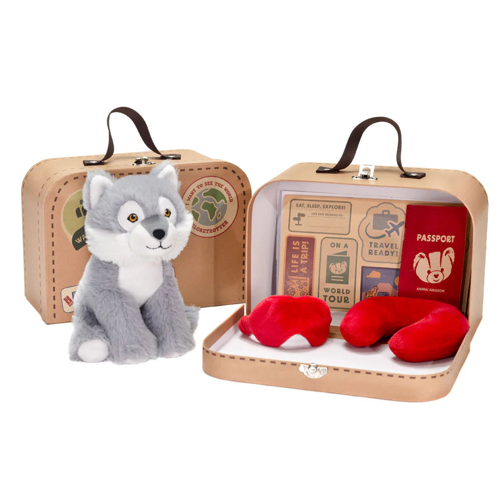 Fiesta Toy-Lil’ Explorers - Wolf Travel Case-A12422-Legacy Toys