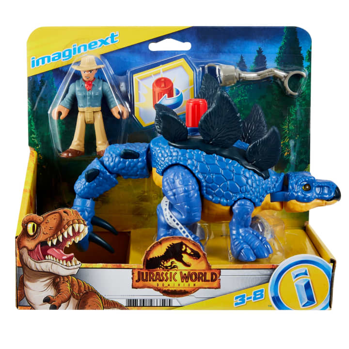 Fisher-Price Imaginext - Jurassic World Stegosaurus & Dr. Grant