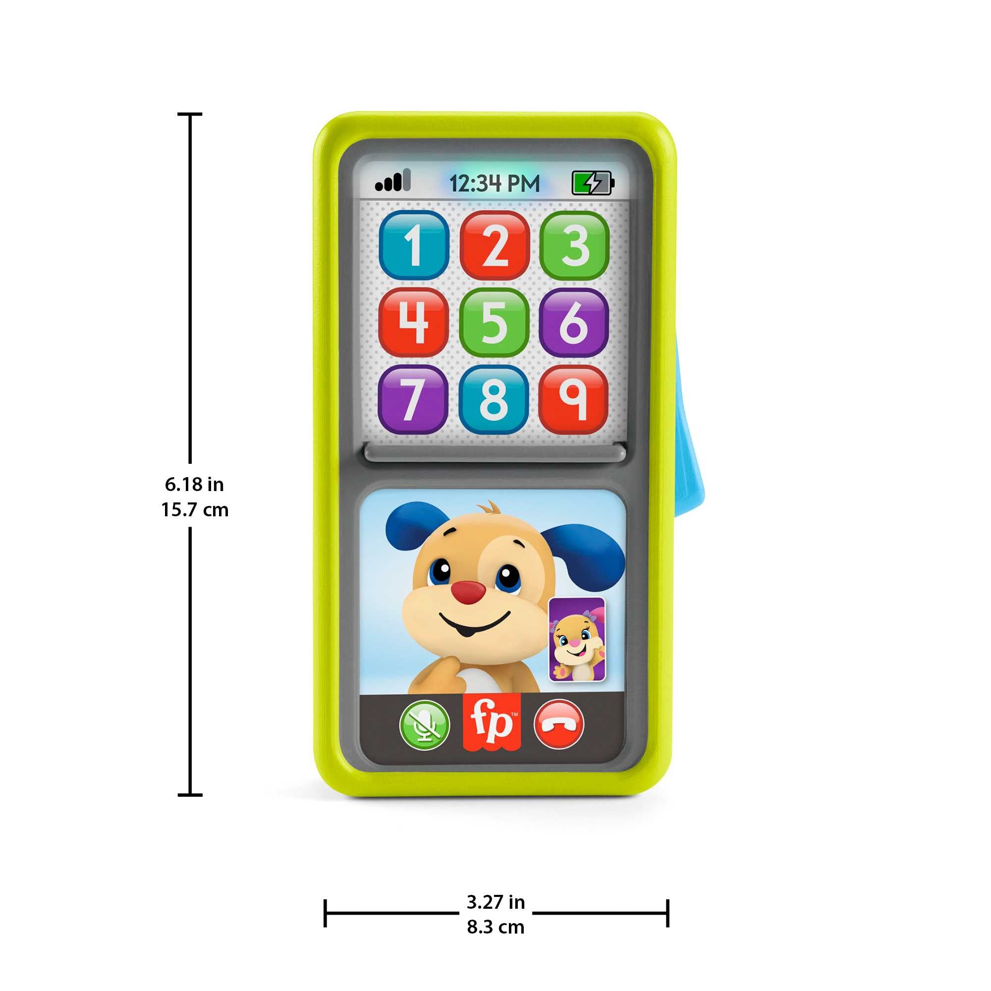 Fisher Price-Fisher-Price Laugh & Learn 2-in-1 Slide to Learn Smartphone-HLY61-Legacy Toys