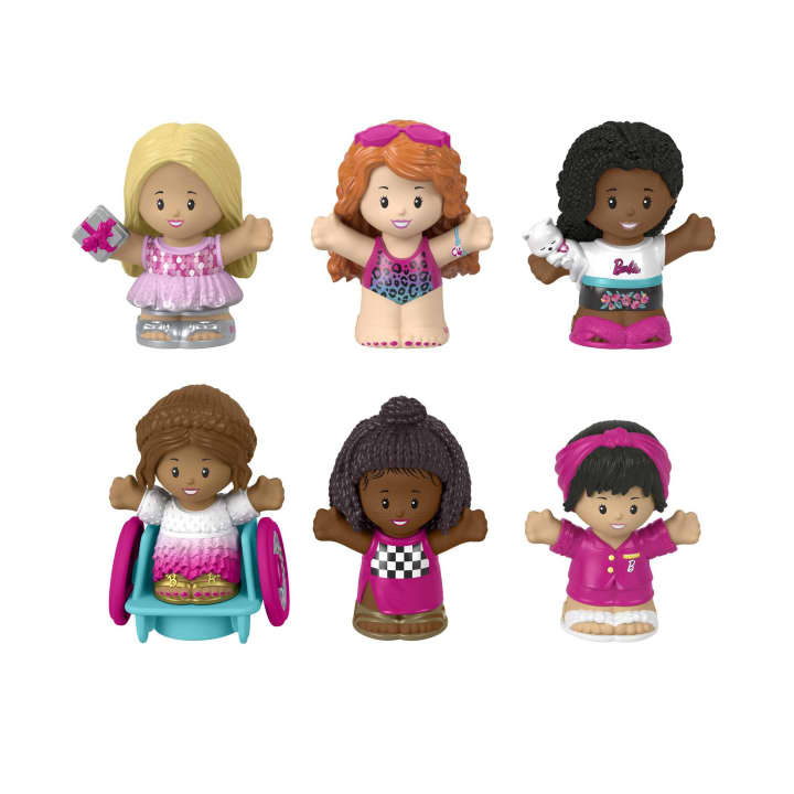 Fisher Price-Fisher-Price Little People - Barbie Figure 6-Pack-HKN00-Legacy Toys