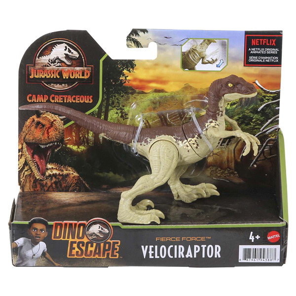 Fisher Price-Jurassic World Fierce Force Assortment-GNW31-Velociraptor-Legacy Toys