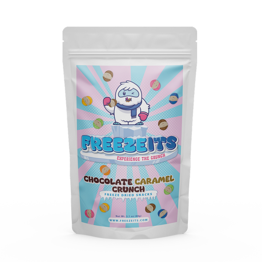 FREEZEITS-FREEZEITS Chocolate Caramel Crunch 3.1 oz. Bag-FRZ105-Legacy Toys