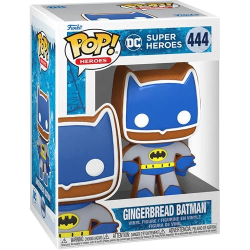 Funko-DC Comics Super Heroes - Gingerbread Batman Funko Pop! Vinyl Figure-FU64325-Legacy Toys