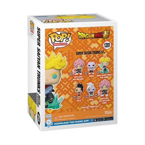 Funko-Dragon Ball Super - Super Saiyan Trunks with Sword Funko Pop! Vinyl Figure-FU58019-Legacy Toys