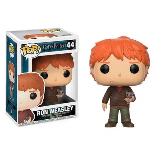 Funko-Harry Potter - Ron Weasley with Scabbers Pop! Vinyl Figure-FU14938-Legacy Toys