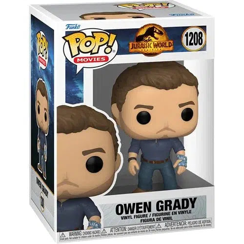 Funko-Jurassic World: Dominion - Owen Grady Pop! Vinyl Figure-FU55295-Legacy Toys