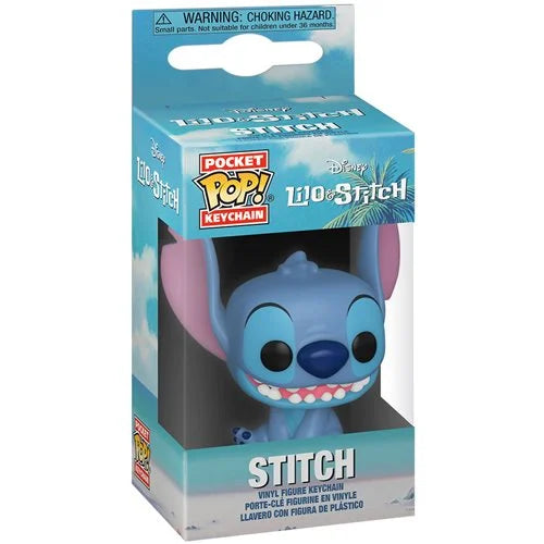 Funko-Lilo & Stitch - Stitch Funko Pocket Pop! Key Chain-FU55619-Legacy Toys