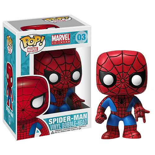 Funko-Marvel - Spider-Man Pop! Vinyl Bobble Head-FU2276-Legacy Toys