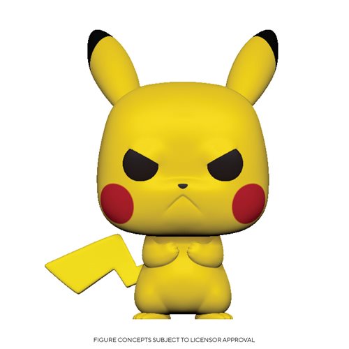 Funko-Pokemon - Grumpy Pikachu Funko Pop! Vinyl Figure-FU48401-Legacy Toys