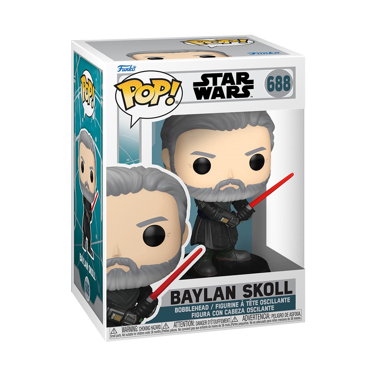 Funko-Star Wars: Ahsoka - Baylan Skoll Pop! Vinyl Figure-FU76544-Legacy Toys