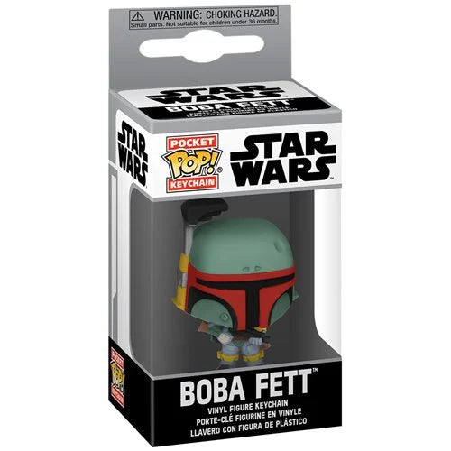 Funko-Star Wars - Boba Fett Funko Pocket Pop! Key Chain-FU53055-Legacy Toys