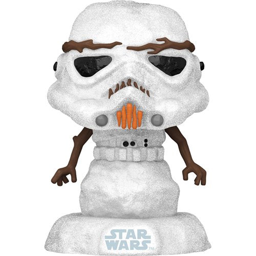 Funko-Star Wars Holiday - Stormtrooper Snowman Funko Pop!-FU64338-Legacy Toys