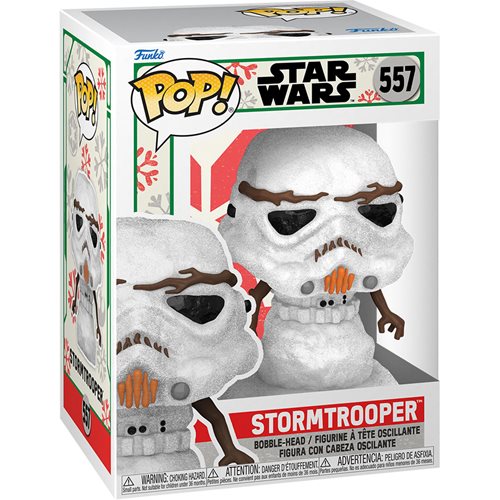 Funko-Star Wars Holiday - Stormtrooper Snowman Funko Pop!-FU64338-Legacy Toys