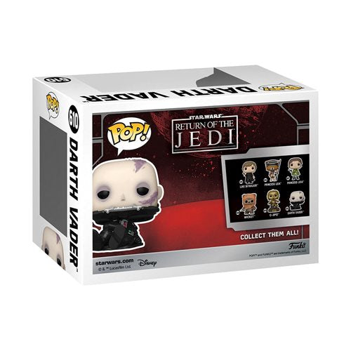 Funko-Star Wars: Return of the Jedi 40th Anniversary - Darth Vader (unmasked) Funko Pop!-FU70750-Legacy Toys