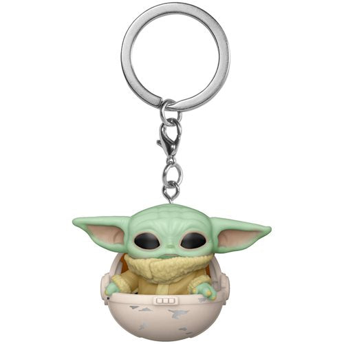 Funko-Star Wars: The Mandalorian - The Child in Pod Pocket Pop! Key Chain-FU53044-Legacy Toys