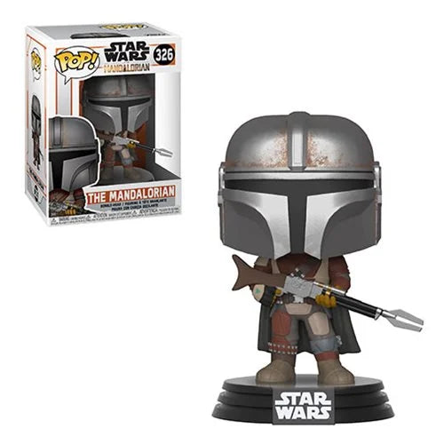 Funko-Star Wars: The Mandalorian - The Mandalorian Funko Pop! Vinyl Figure-FU42062-Legacy Toys