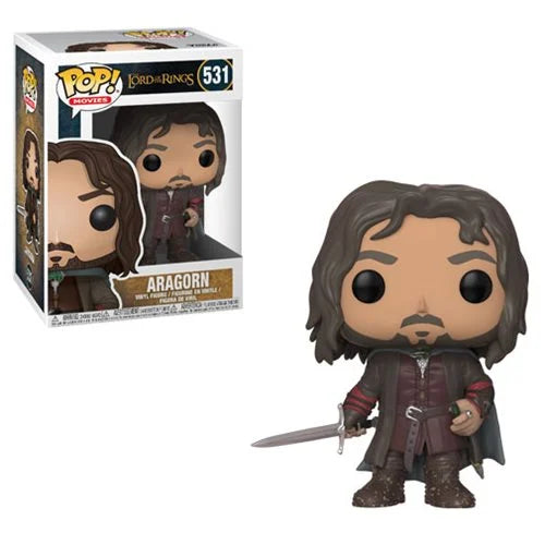 Funko-The Lord of the Rings - Aragorn Funko Pop! Vinyl Figure-FU13565-Legacy Toys