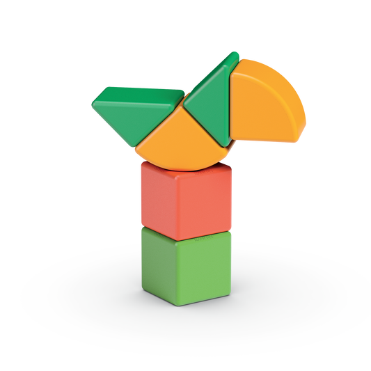 Geomag-Magicube Shapes Recycled 6 Pieces-200-Legacy Toys