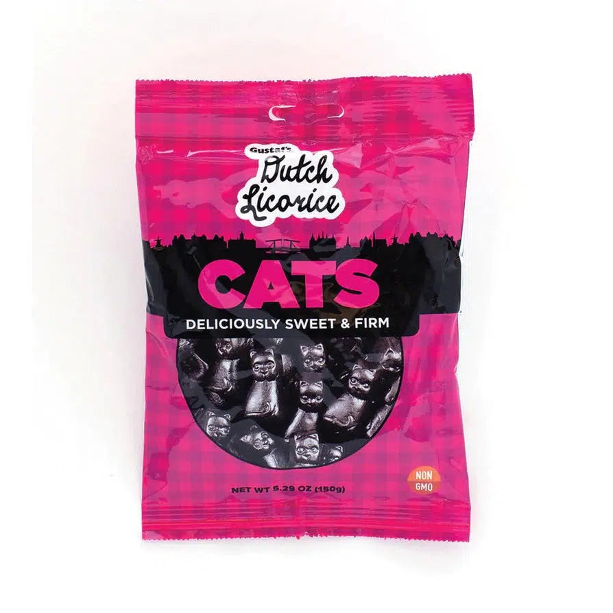 Gerrit Verburg-Gustaf’s Dutch Licorice Cats 5.29 oz. Bag-31933-Legacy Toys