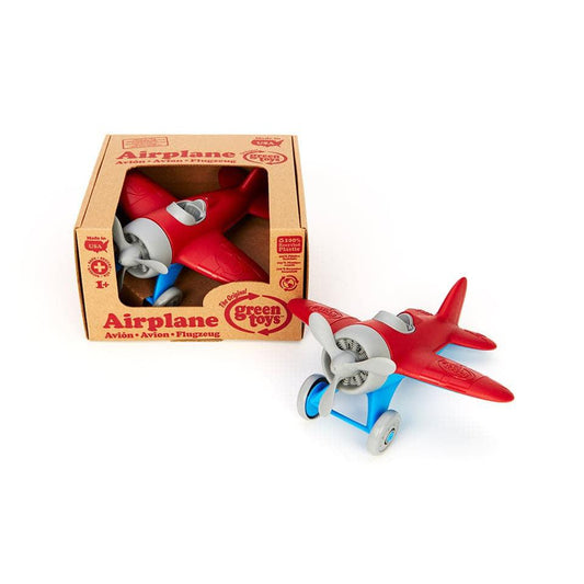 Green Toys-Airplane - Red-AIRR-1026-Legacy Toys
