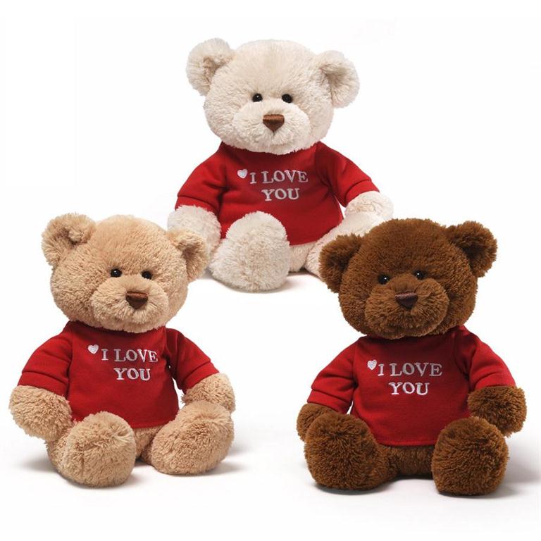 Gund-I Love You! T-Shirt Message Bear Assortment-6047517-Legacy Toys