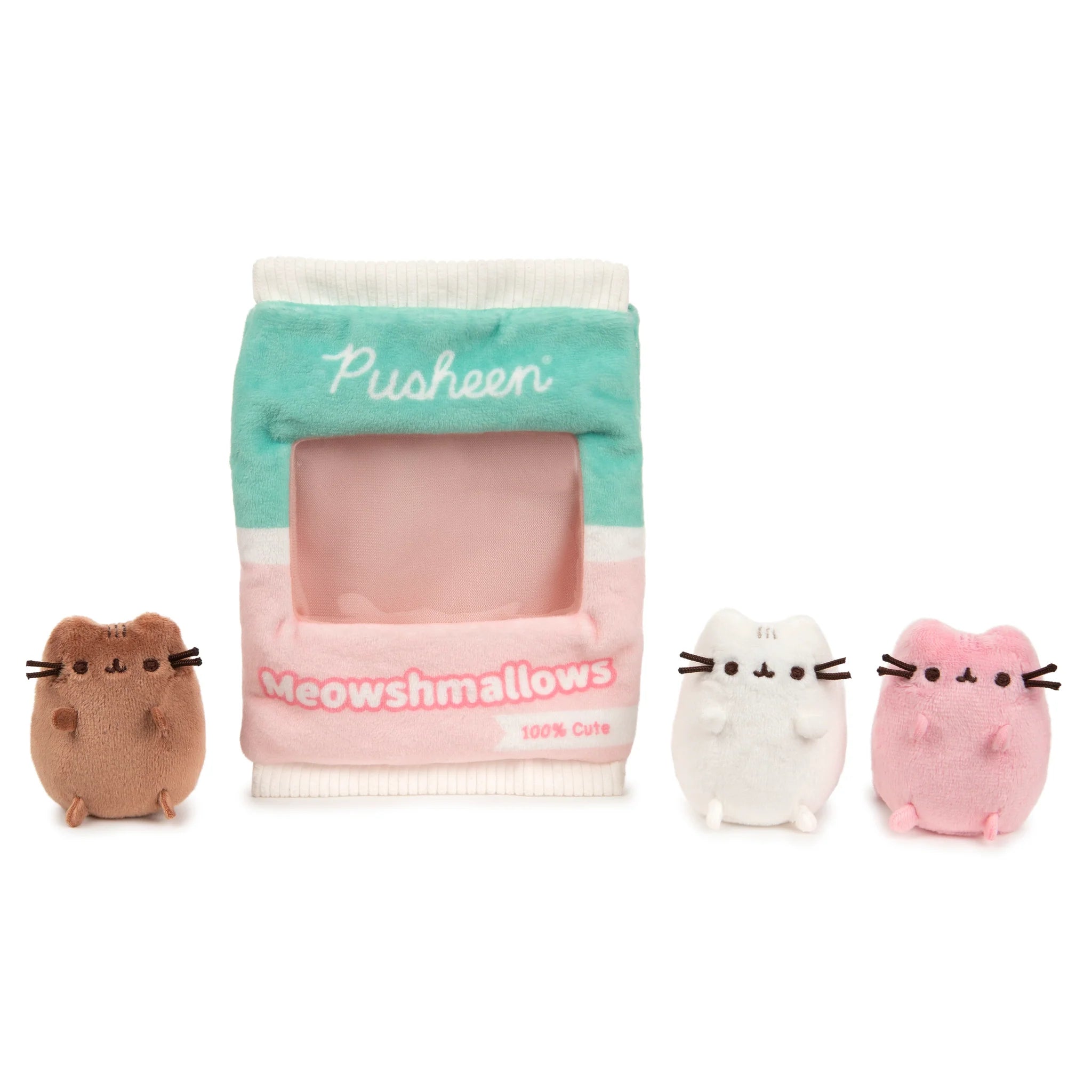Gund-Pusheen Meowshmallows with Removable Mini Plush - 7.5