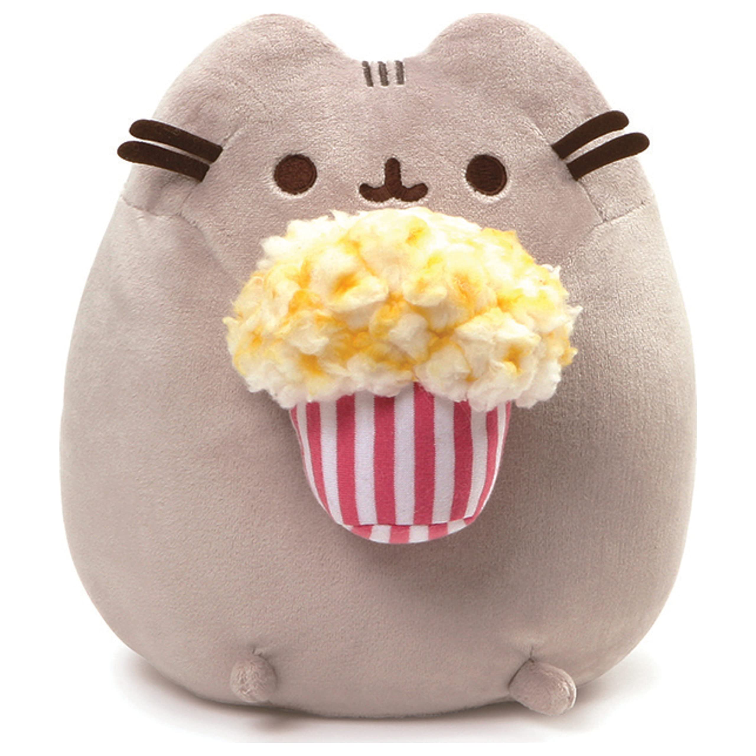 Gund-Pusheen Popcorn, 9.5 in-6050635-Legacy Toys