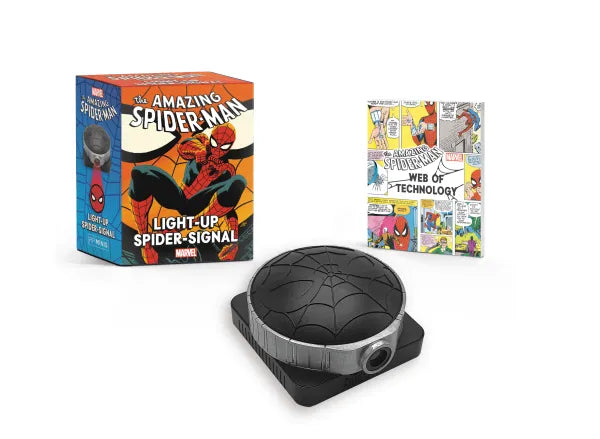 Hachette Book Group-Marvel: The Amazing Spider-Man Light-Up Spider-Signal-9780762484362-Legacy Toys