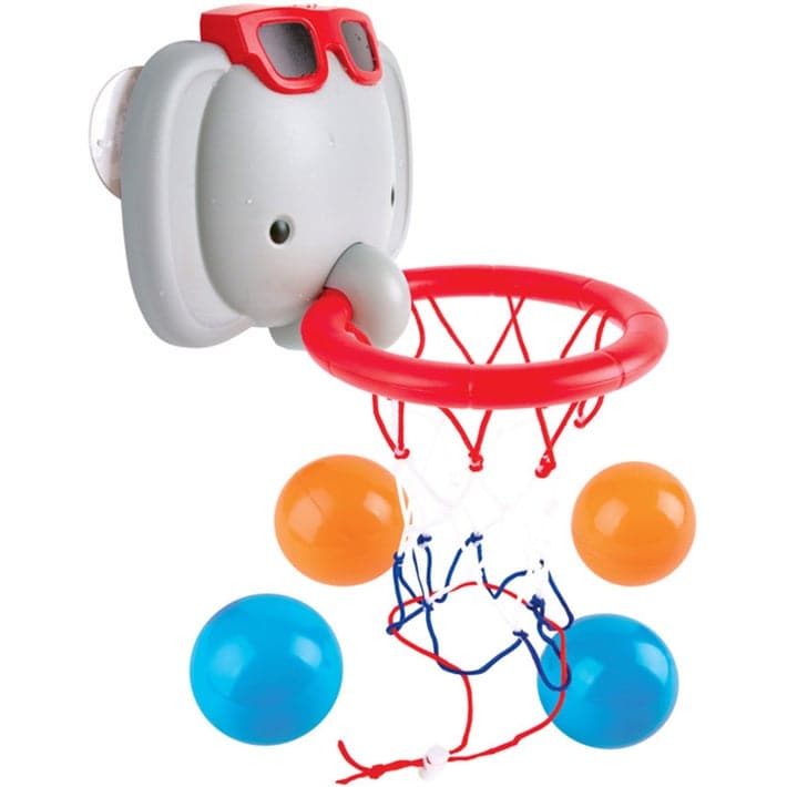 Hape-Bath Time Basketball Elephant Pal-E0221-Legacy Toys