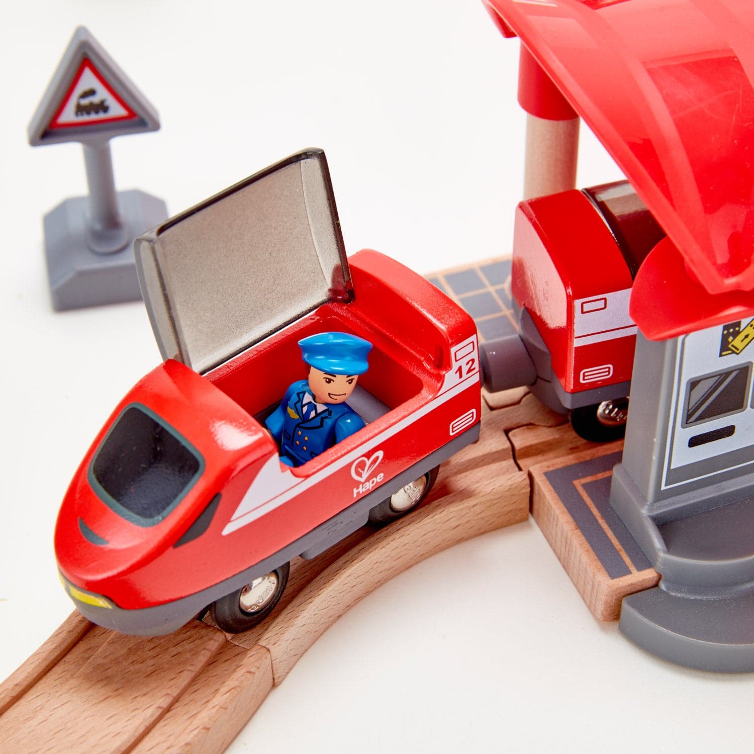 Hape-Busy City Rail Set-E3730-Legacy Toys