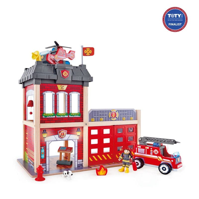 Hape-City Fire Station-E3023-Legacy Toys