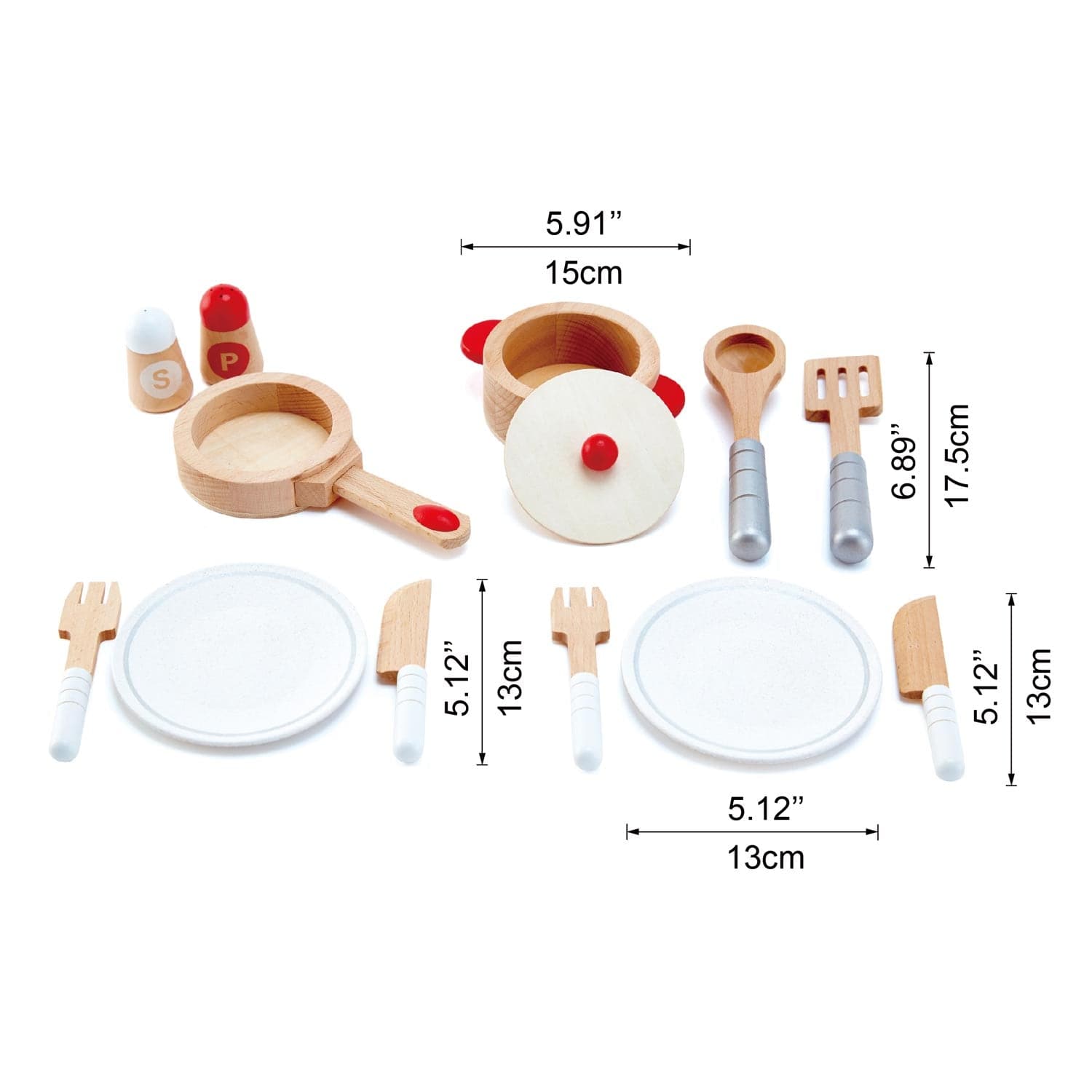 Hape-Cook & Serve Set-E3150-Legacy Toys