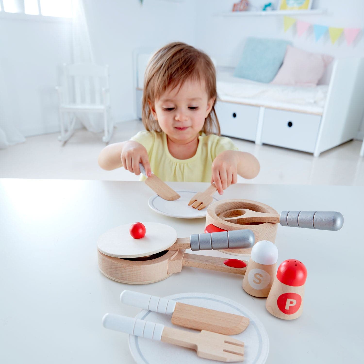 Hape-Cook & Serve Set-E3150-Legacy Toys