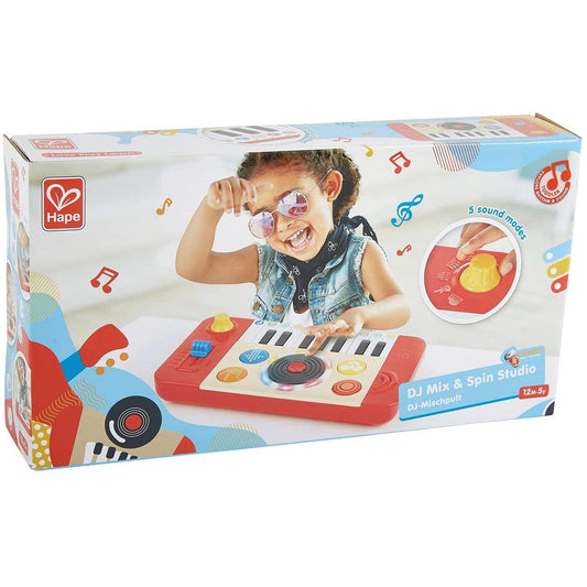 Hape-Hape DJ Mix & Spin Studio Musical Toy-E0621F-Legacy Toys