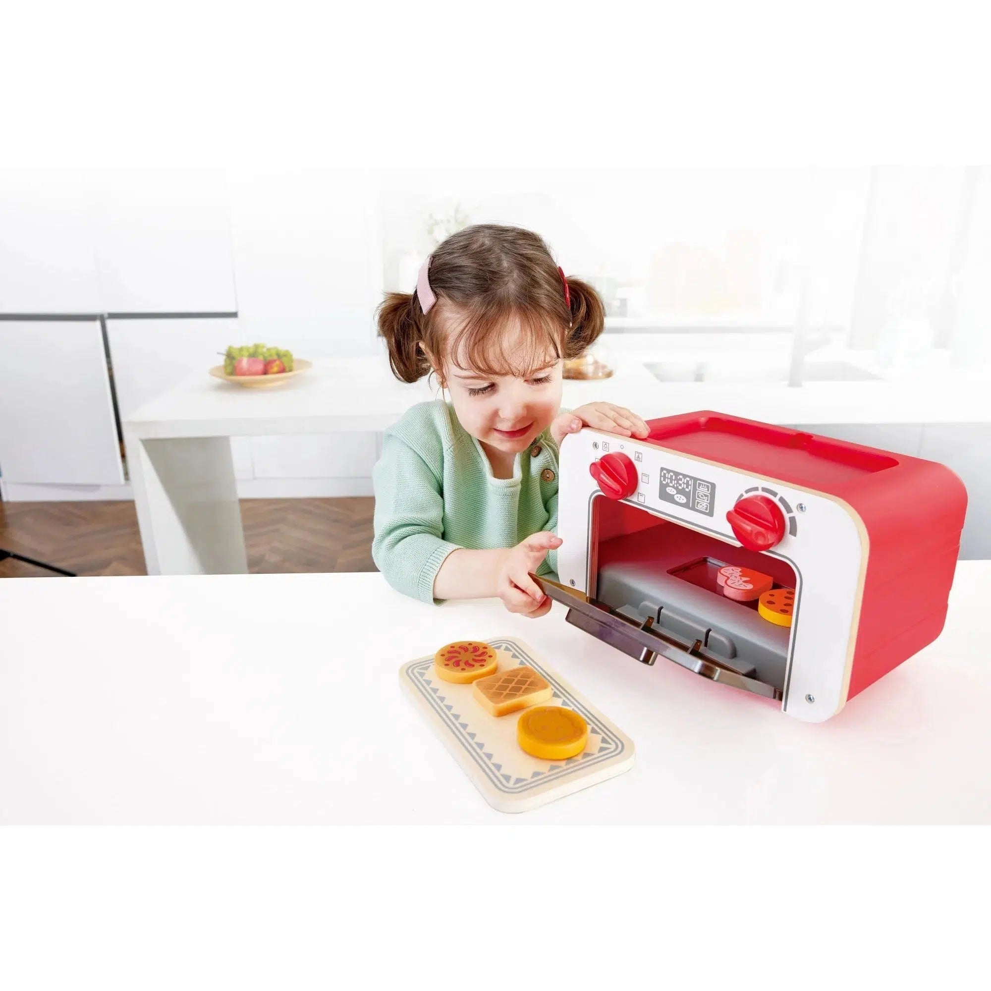 Hape-Hape My Baking Oven With Magic Cookies-E3183-Legacy Toys