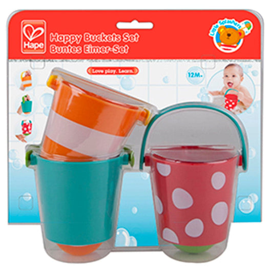 Hape-Happy Buckets Set-E0205-Legacy Toys