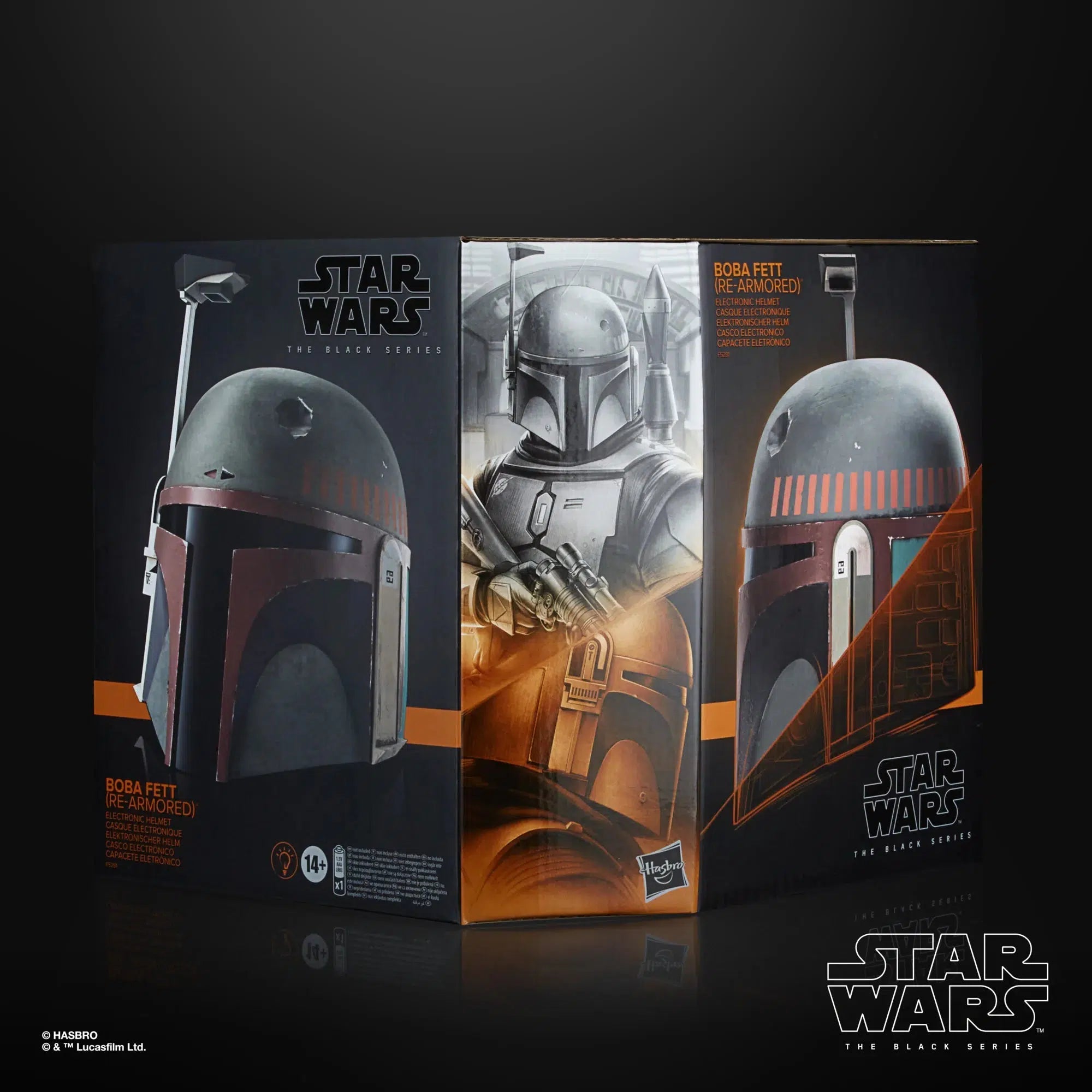 Hasbro-Star Wars: The Black Series - Boba Fett Premium Electronic Helmet-F5281-Legacy Toys