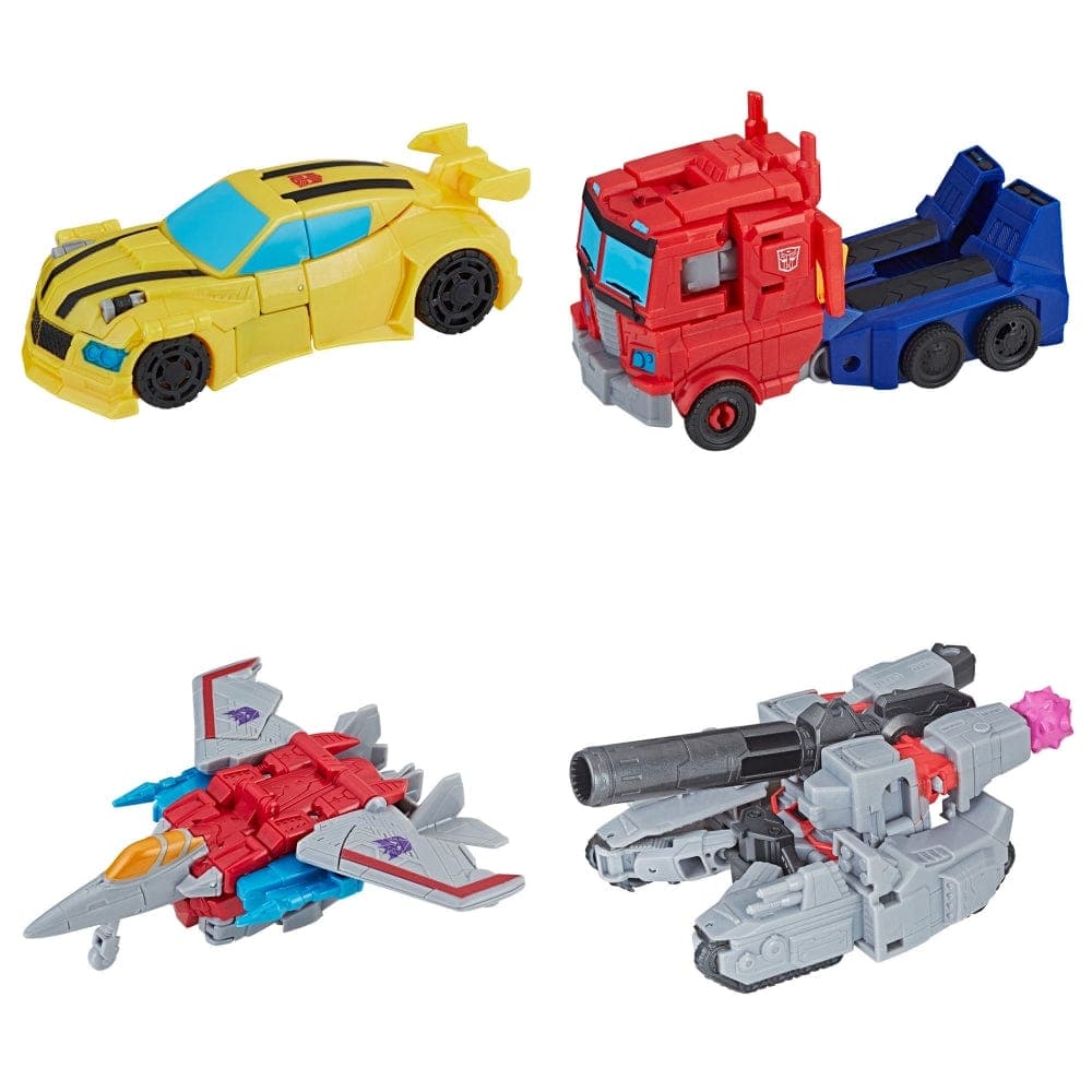 Hasbro-Transformers Buzzworthy Bumblebee Warrior Class 4-Pack-F1852-Legacy Toys