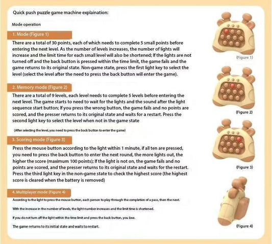 IDAKO-Fast Push Electronic Popper Game--Legacy Toys