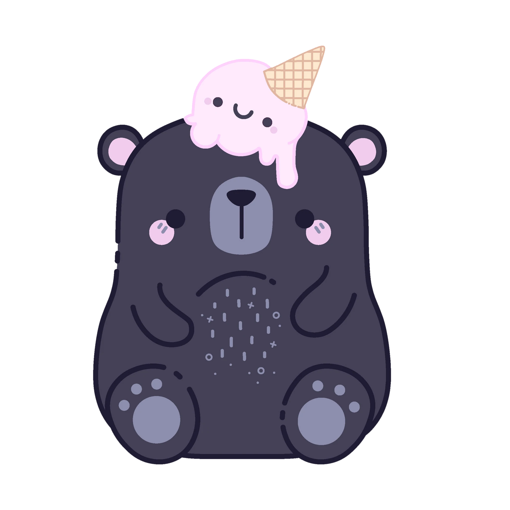 Idako-Ice Cream Hat Bear 4