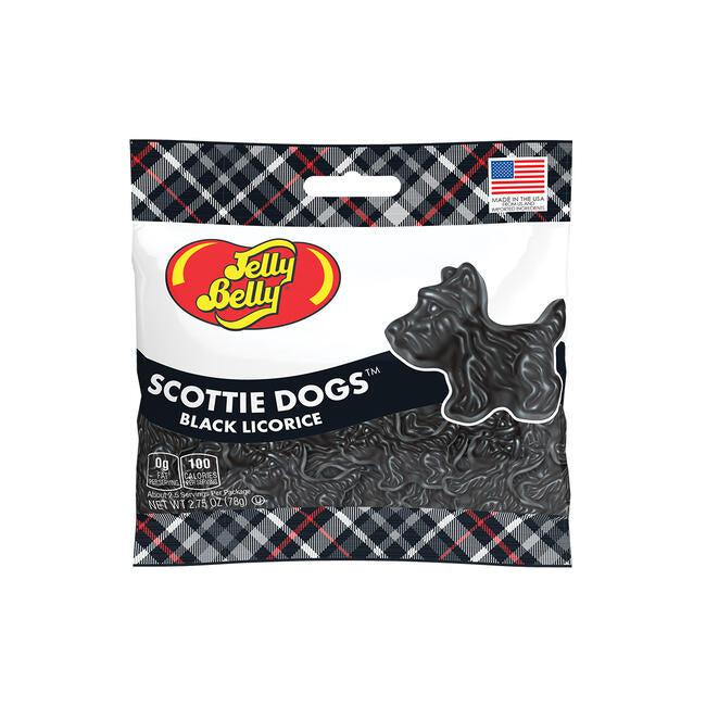 Jelly Belly-Scottie Dogs Black Licorice 2.75 oz Bag-45018-Legacy Toys