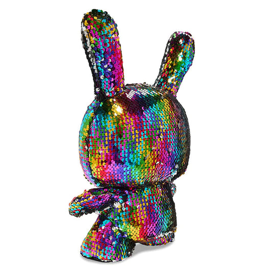 Kid Robot-Flippin Rainbows 13" Plush Dunny by Kidrobot-KR17799-Legacy Toys