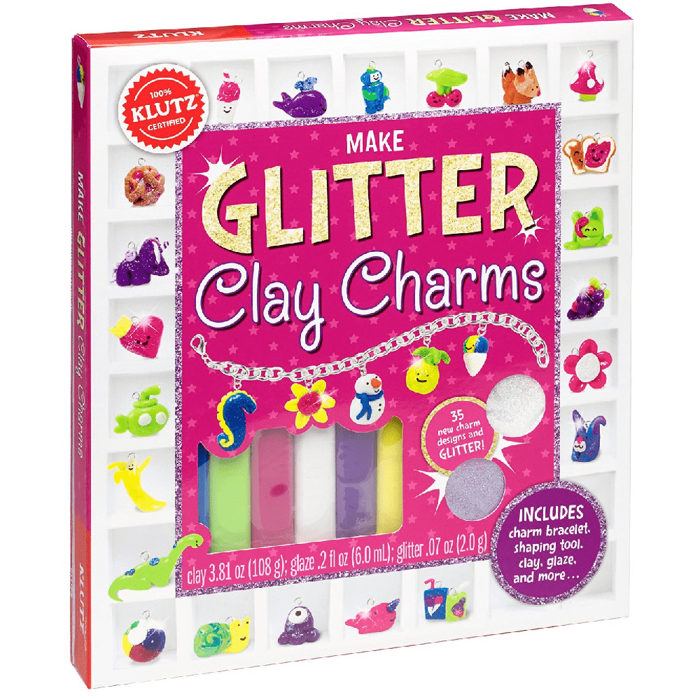 Klutz-Make Glitter Clay Charms-585846-Legacy Toys