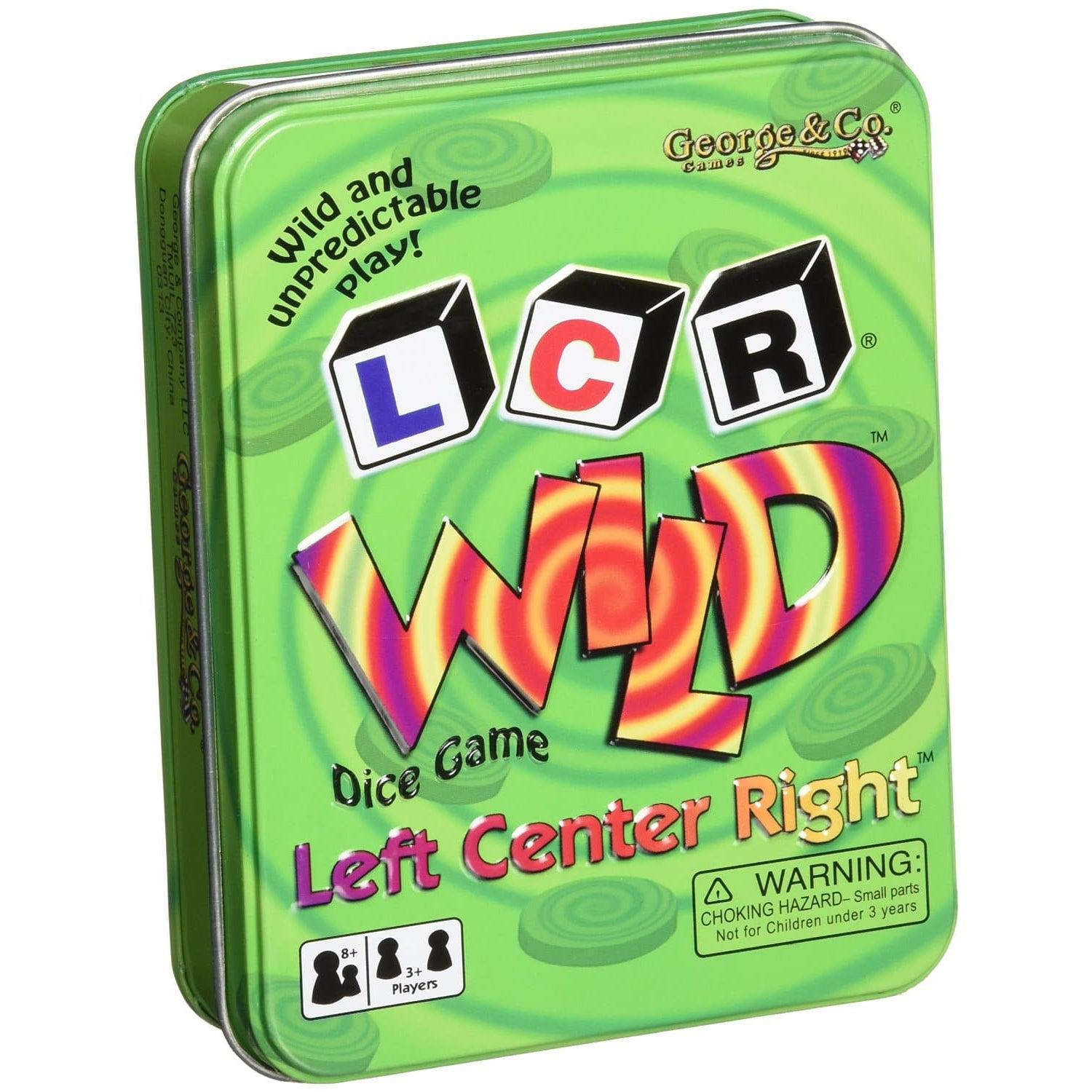 Koplow Games-LCR Left,Center, Right Wild Green Tin-723-Legacy Toys