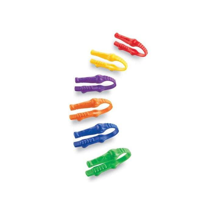 Learning Resources-Gator Grabber Tweezers, Set of 12-LER2963-Legacy Toys
