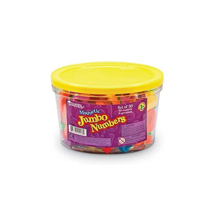 Learning Resources-Jumbo Magnetic Numbers & Operations-LER0452-Legacy Toys