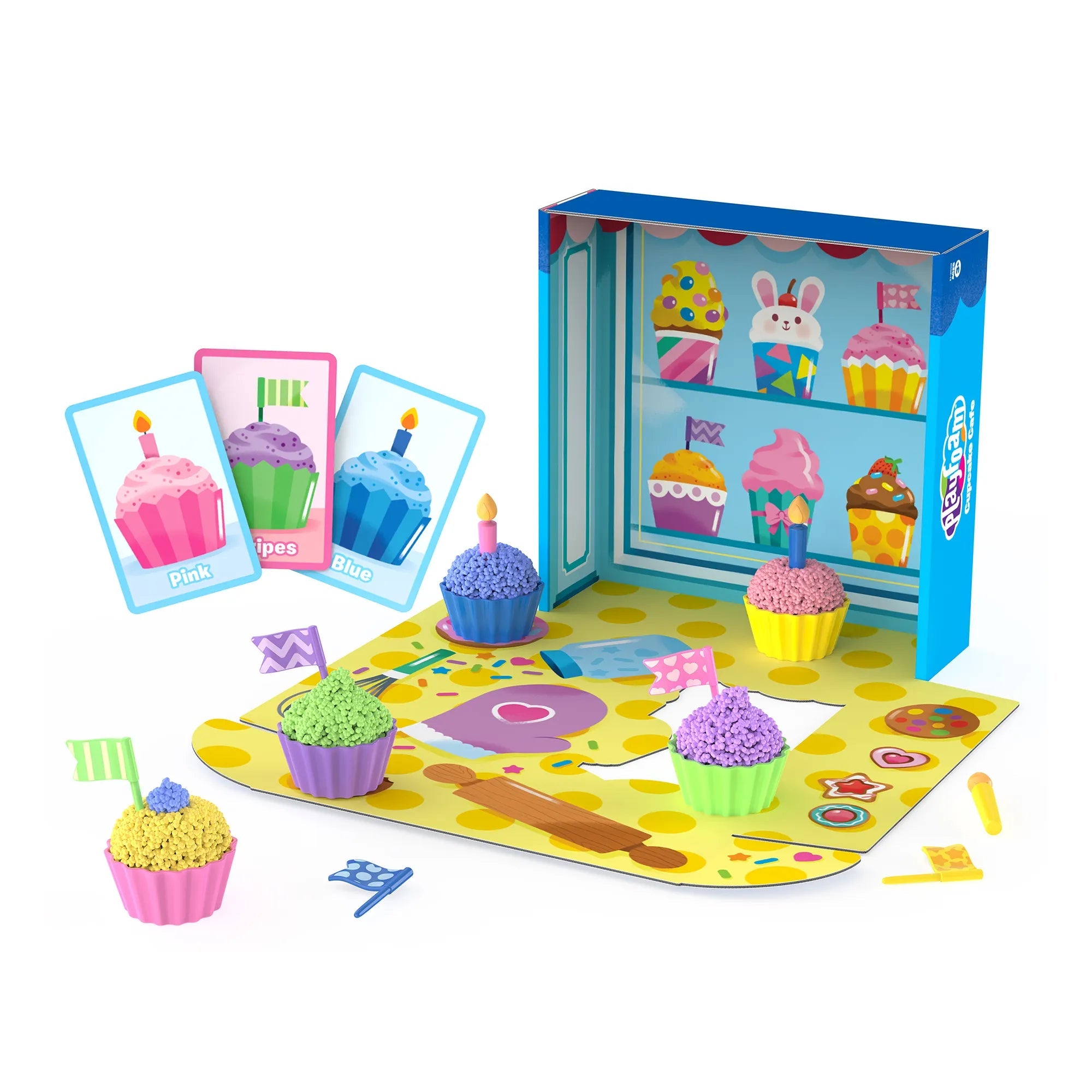 Learning Resources-Playfoam Cupcake Cafe-2038-Legacy Toys