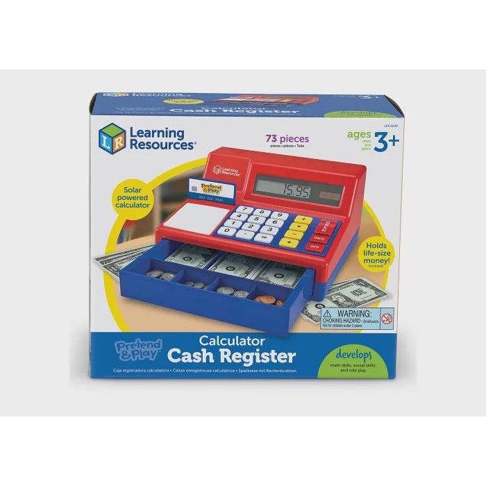 Learning Resources-Pretend & Play Calculator Cash Register-LER2629-Legacy Toys