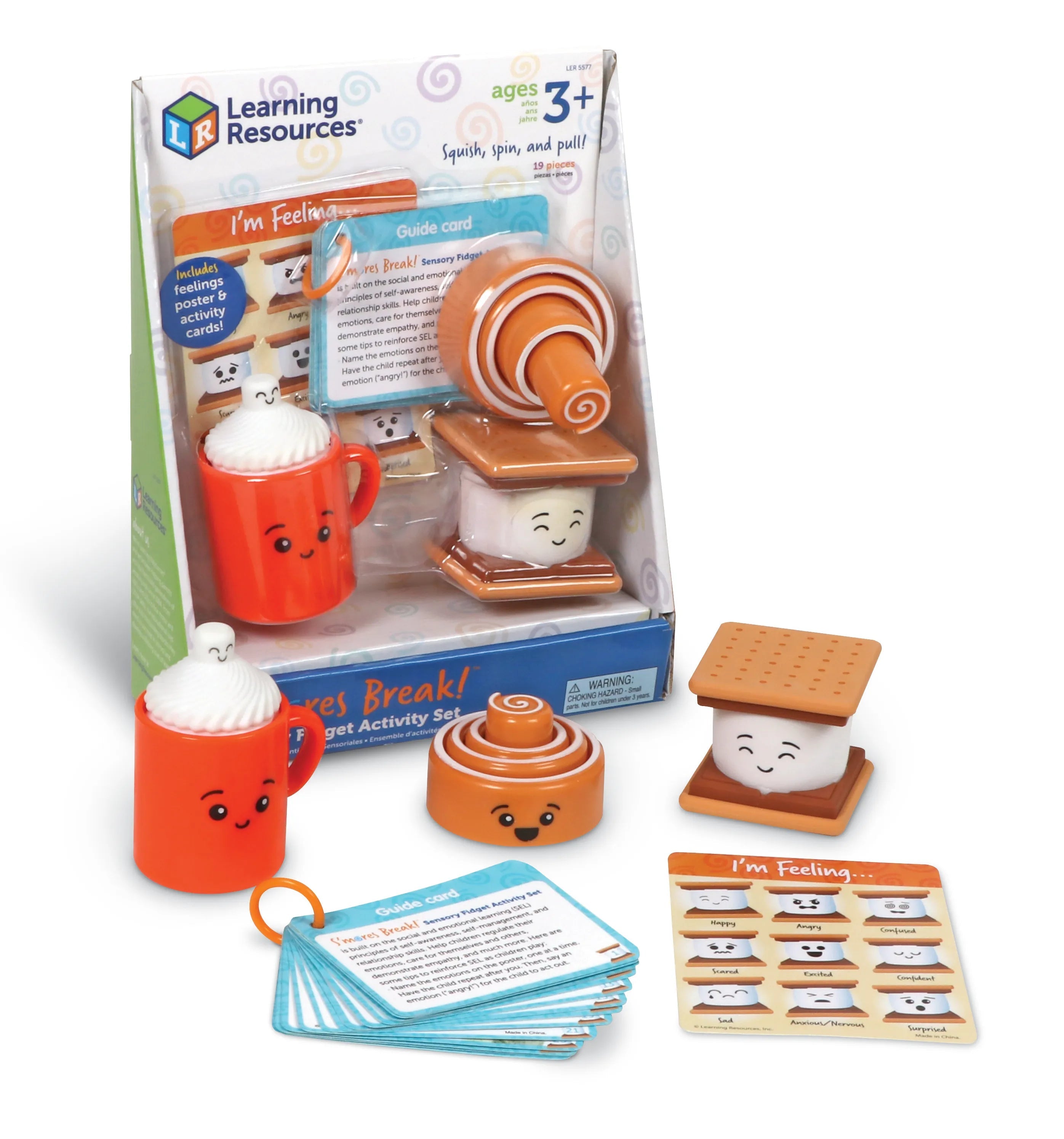 Learning Resources-S’mores Break! Sensory Fidget Activity Set-LER5577-Legacy Toys